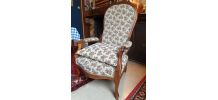 Paire de fauteuils Voltaire