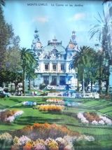 Ancien cadre - Vue panoramique de Monte carlo