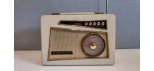 ancienne radio Océanic modèle Croisière bleu et blanc