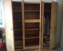 Armoire art déco sycomore