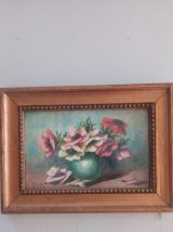 Peinture ancienne Louise le cerf