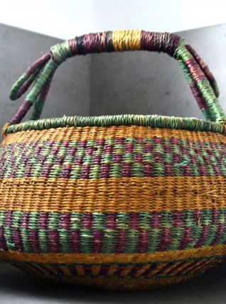 Panier/cabas ancien africain Bolga
