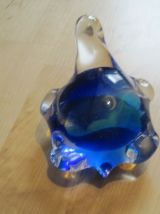 petite tortue en cristal presse papier    *