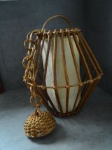 suspension rotin vintage style Louis sognot