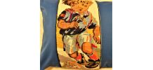 Coussin vintage "footballeur "
