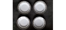 1 lot de 4 assiettes en céramique Limoges des années 50.