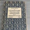 Littérature française enseignée par la dissertation