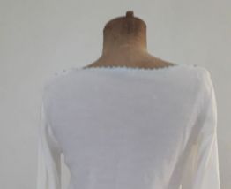 Pull court, brodé, vintage 70/80s