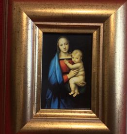 Petit tableau ´´ La Madone à l’Enfant’´