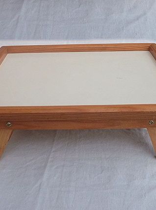 plateau  de  service  en bois ,  vintage