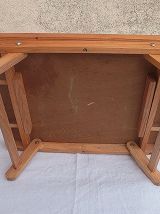 plateau  de  service  en bois ,  vintage