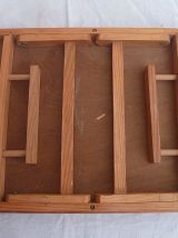 plateau  de  service  en bois ,  vintage
