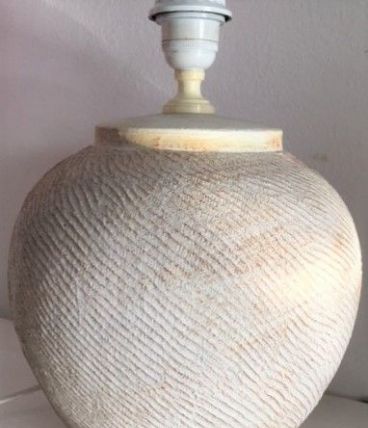  Pied de lampe pierre naturelle 