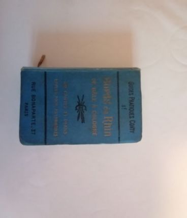 Bords du Rhin de Bâle à Cologne. Alsace.1909.Guides Conty