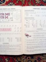 Ancien manuel scolaire - méthode de calcul - 1956