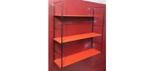 Étagère string 60x5 8x16 cm. Style tomado 1960 a70  trois pl
