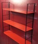 Étagère string 60x5 8x16 cm. Style tomado 1960 a70  trois pl