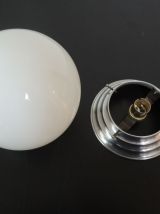 Plafonnier globe en opaline