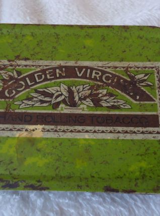 Ancienne boîte à Tabac à rouler fabriquée à Nottingham Golde