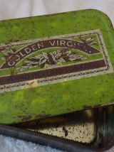 Ancienne boîte à Tabac à rouler fabriquée à Nottingham Golde