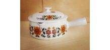 Caquelon casserole Royal porcelaine de luxe vintage
