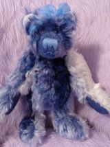 Deux ours d'artiste en mohair, fait main, Pièces uniques