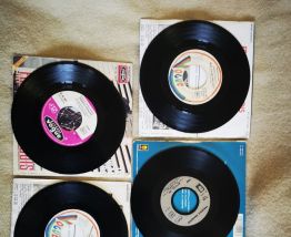 lot 5 disques 45 tours frédéric François 