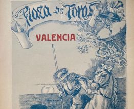 Exceptionnelle Affiche ancienne Corrida 1905 Valencia