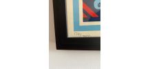 Rare Lithographie "Rock the vote" 2008 par Shepard Fairey