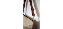 Sac Gérard Darel en cuir et fourrure 
