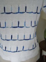 Pull court Katmaï vintage 80'S 38 40 fabriqué en France