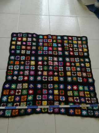 Plaid bébé carré afghan crochet