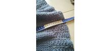 Plaid bébé circulaire crochet