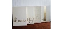 Collection de 4 tomes Atlas Astronomie*Religions*Architectur