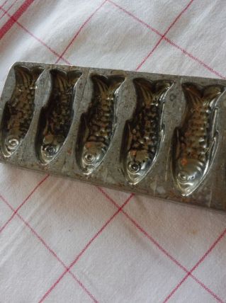 Moule chocolats de paques poissons friture