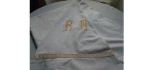 Drap monogrammé