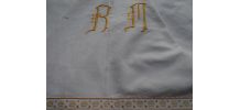 Drap monogrammé