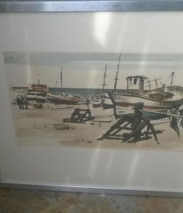Aquatinte de Roger Hebbelinck 