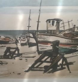 Aquatinte de Roger Hebbelinck 