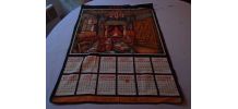 Torchon calendrier 1966