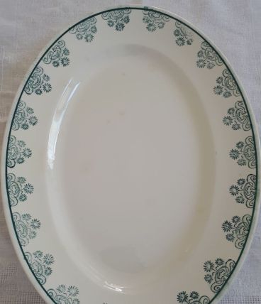 Plat oval Sarreguemines Digoin