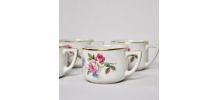 Lot de 8 tasses Fleuries