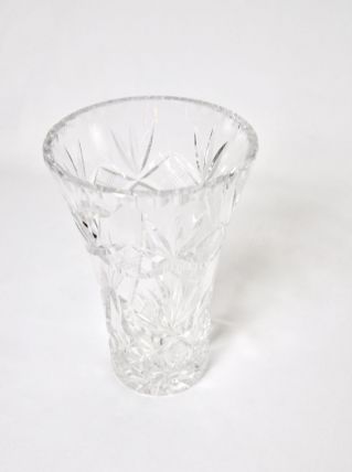 vase en cristal taillé