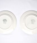 2 assiettes anglaises,