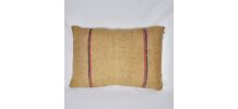 Coussin toile de jute