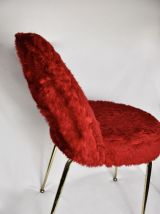 Chaise design fourrure