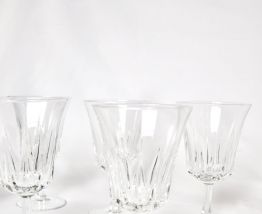 6 verres à pied 