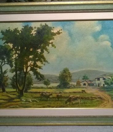 Tableau "Vue sur la campagne"