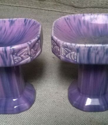 Paire de cassolettes Art deco 