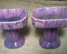 Paire de cassolettes Art deco 